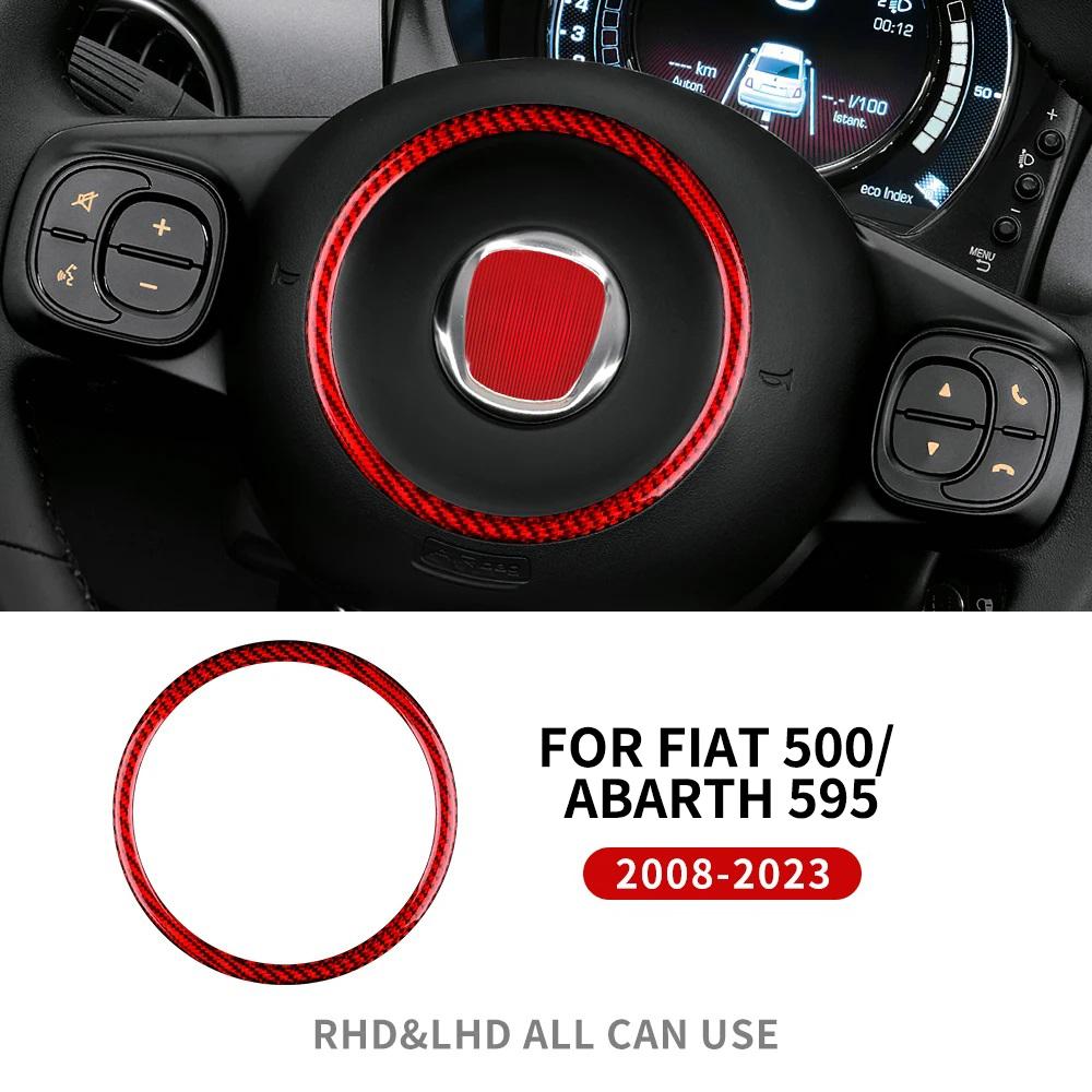 Real Hard Carbon Fiber Sticker For Fiat 500 Abarth 595 695 2008-2013 2014 2015 2016 2017 2018 2019 2020 2025 2025 2025 Car Decor
