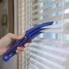 Venetian Blind Duster Brush Microfiber Reusable Washable Cover Ergonomic Grip for Home Office Dust Cleaning