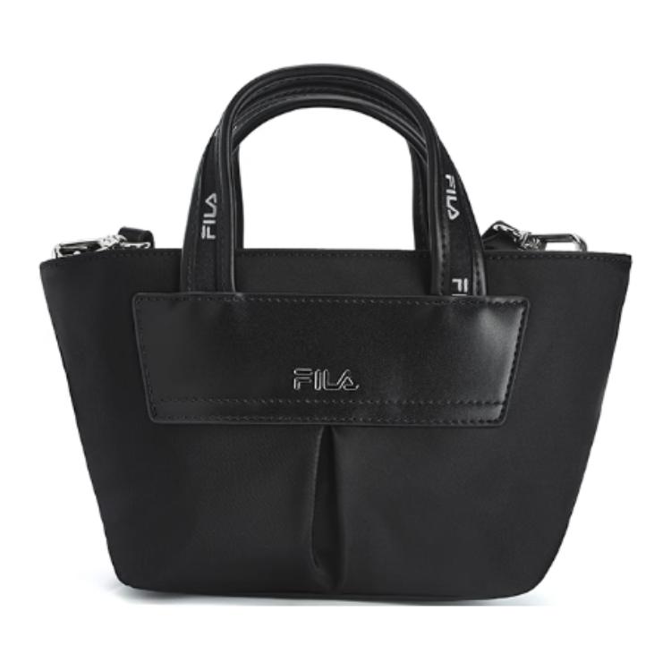 New FILA Fabric Handbag Shoulder Bag Crossbody Bag Extra Small Women's Black F13W439172FBK