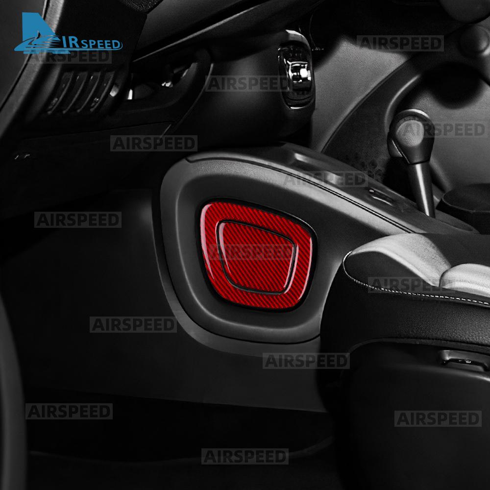 Real Soft Carbon Fiber Stickers For Mercedes Benz Smart 453 Fortwo/Forfour 2016 2017 2018 2019 Sides Car Gear Shift Panel Frame