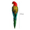 Animal Model Feather Simulation Parrot Statue Colorful Handmade Macaw Statue Not Fade Realistic Birds Model Decoration Yard