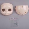 Hobbies White Normal Skin Head  DIY Change Makeup 1/6 Blythe Kid Toys Doll Faceplate