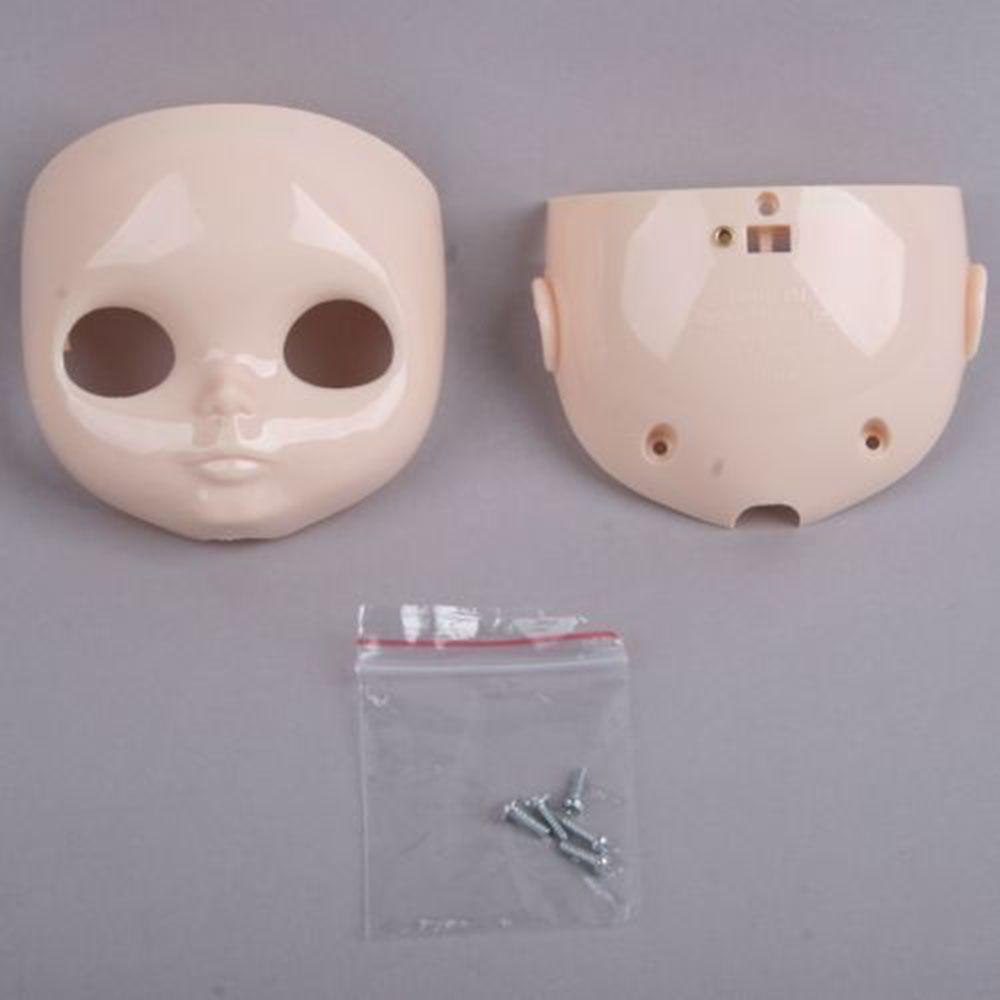 Hobbies White Normal Skin Head DIY Change Makeup 1/6 Blythe Kid Toys Doll Faceplate
