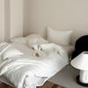 Premium Sand Washed Lyocell Tencel 4-Piece Set: Light Luxury, Machine Washable, Skin-Friendly, All-Season Bedding