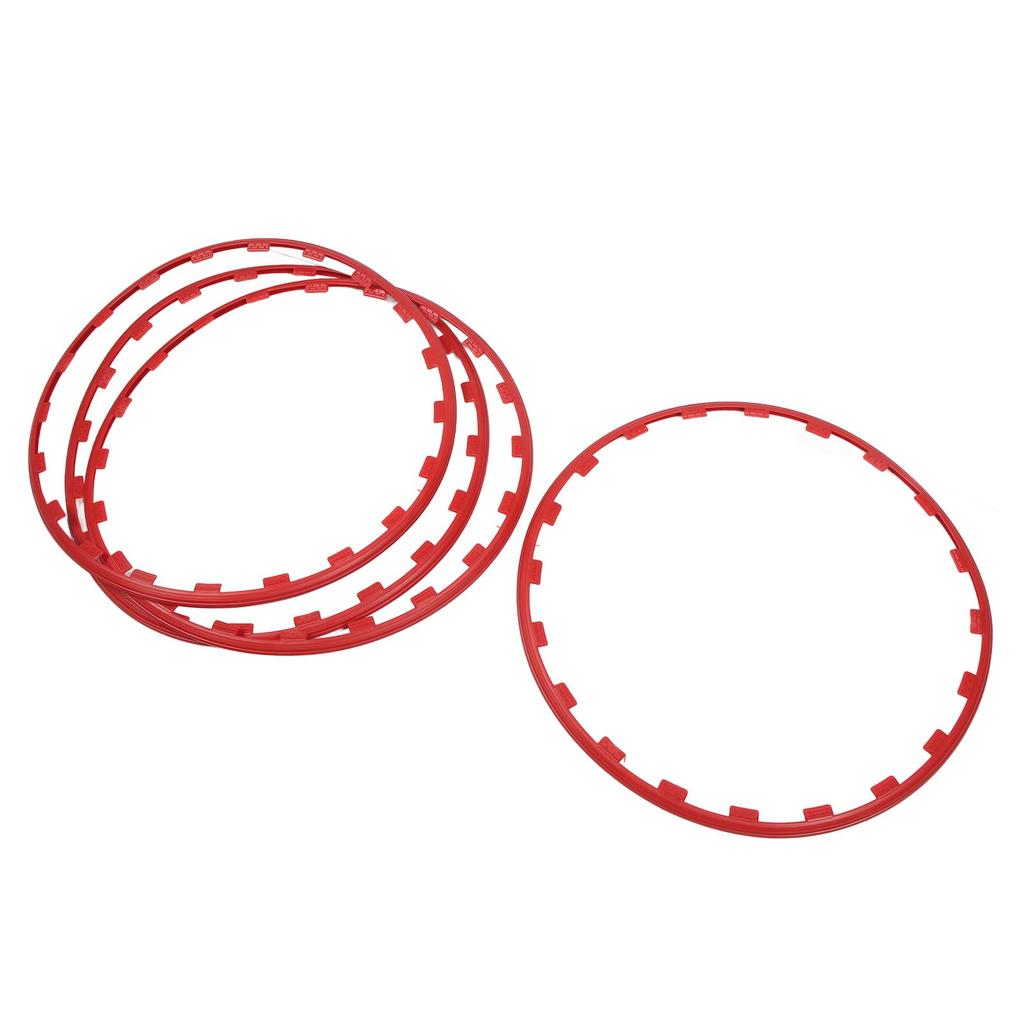 4Pcs Wheel Rim Protection Ring Stylish Sturdy Wheel Edges Trim Protector Ring for 19 Inch Wheels