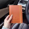 Multi-Function Leather Passport & Document Holder with Anti-Theft Features