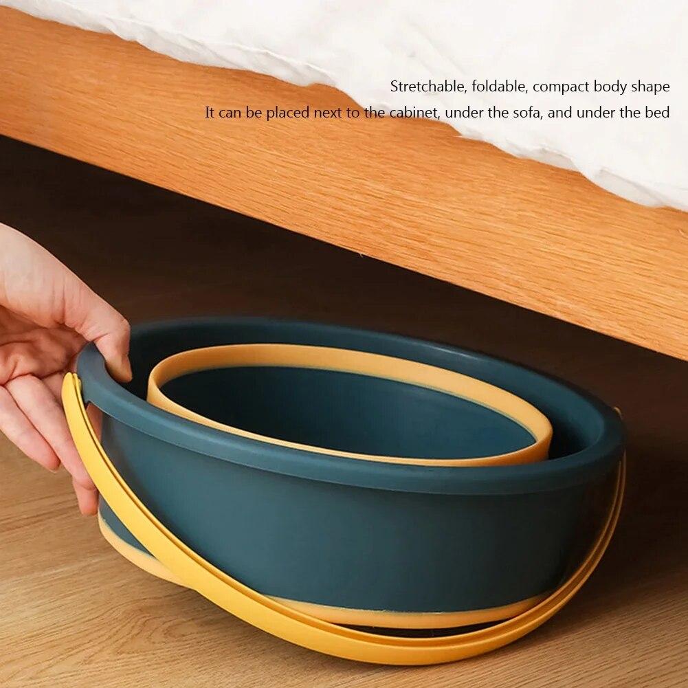 New Wholesale 17L Collapsible Bucket Portable Folding Bucket Wash Fishing Silicone Bucket Outdoor Camping Home Folding Bucket