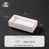 Melamine Dual-Compartment Dipping & Sauce Dish - Imitation Porcelain Tableware for Hot Pot & Barbecue