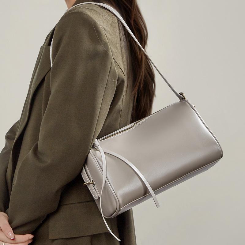 Vegetable Tanned Leather Bag Spring/summer New Crossbody Bag Tote Bag Large Capacity Leather Women's Bag Shoulder Pillow Bag