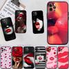 Sexy red lips New High-End Shell Phone Case for iPhone SE X XS XR 16E 11 17 Pro Max 8 7 6 6s Plus