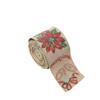 Xmas Gift Wrap Ribbon Tree Printed Bouquet Ribbon Hand Knitting Gift Box Packing Strap  Party Decor