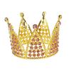 Coroana Petrecere Aniversare Coace Decor Show Accesorii pentru par pentru copii Accesorii Mireasa Tiara rotunda Coroana cu stras din aliaj