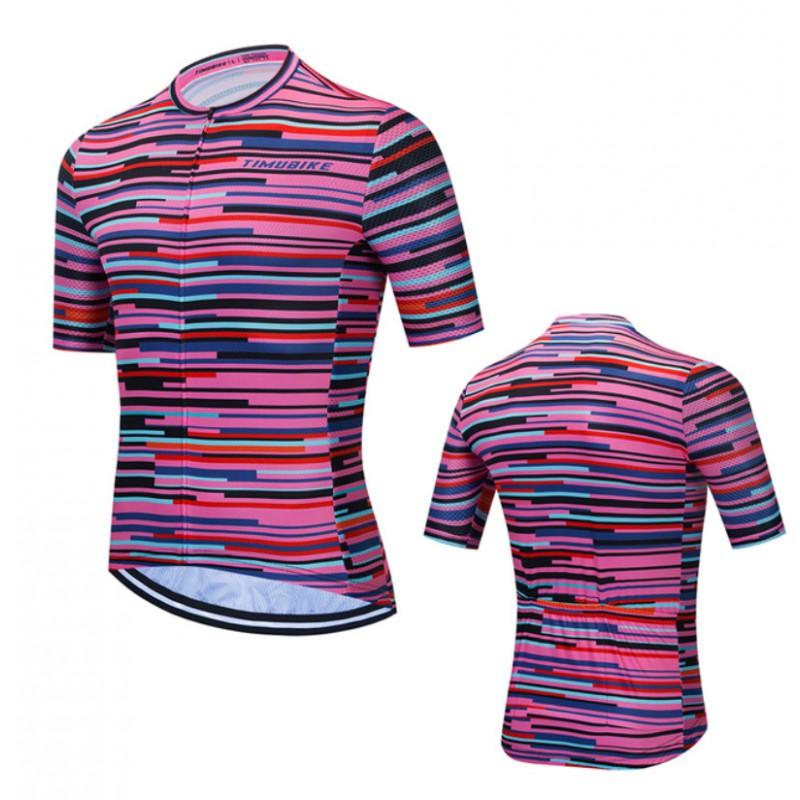 Men Women Cycling Jersey Short Sleeve Bike Shirt Breathable Quick Dry Road Mountain Riding