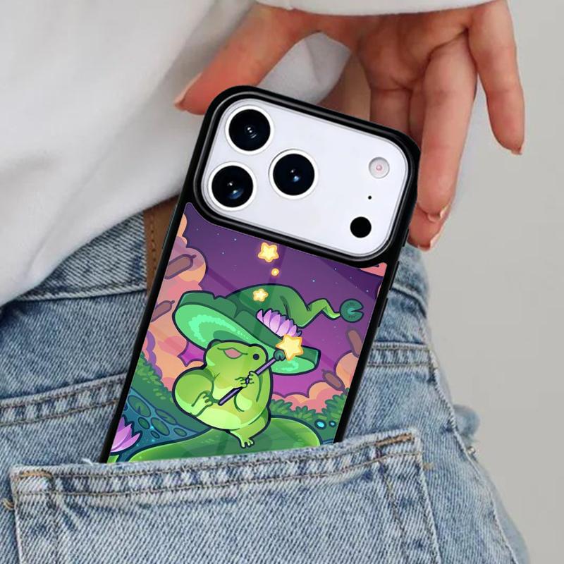 Witch Frog Phone Case for iPhone 17ProMax 12 13 14 15 16e 17 Pro Max Plus Air Cover