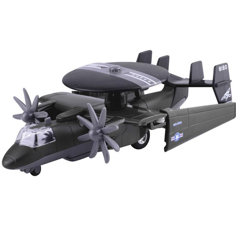 

Масштабная модель самолета 1/72, военный орлиный глаз для раннего предупреждения, модель самолета, литой под давлением сплав 1/72-Size:19.5*27.6*6cm зелёный