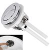 Plastic Dual Flush Toilet Water Tank Push Button With 2 Rod For 38 48 58Mm Hole