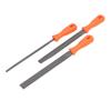 3PCS Wood Rasp Files Alloy Steel Hand File Set Round Flat Half Round Filing Tools for Woodworking