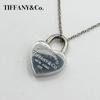 Used PopularTIFFANY&Co. Return To Heart Lock Necklace SV925 Tiffany Silver Accessories Heart