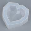 1Pcs 3D Love Heart Design Silicone Cake Mold Diamond Soap Moulds Decorating Tool