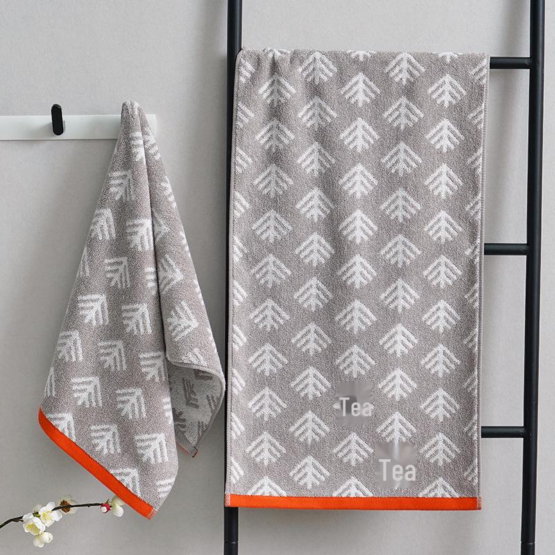 Custom Embroidered No-Lint Absorbent Towel - Soft, Thick, Pure Long-Staple Cotton for Home & Couples.