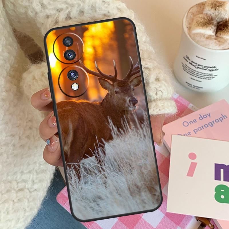STUNNING DEER Animal For Honor Magic 8 Pro 6 5 7 Lite Case For Honor 50 70 90 200 400 X8b X9a X9b X9c X9d Win RT