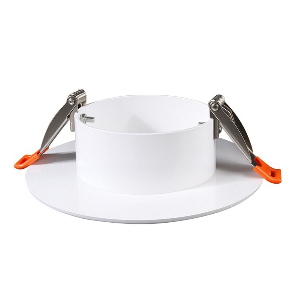 White Air Conditioning Hole Cover Plastic Wall Hole Decoration  Flat Aesthetic Finish Adaptable