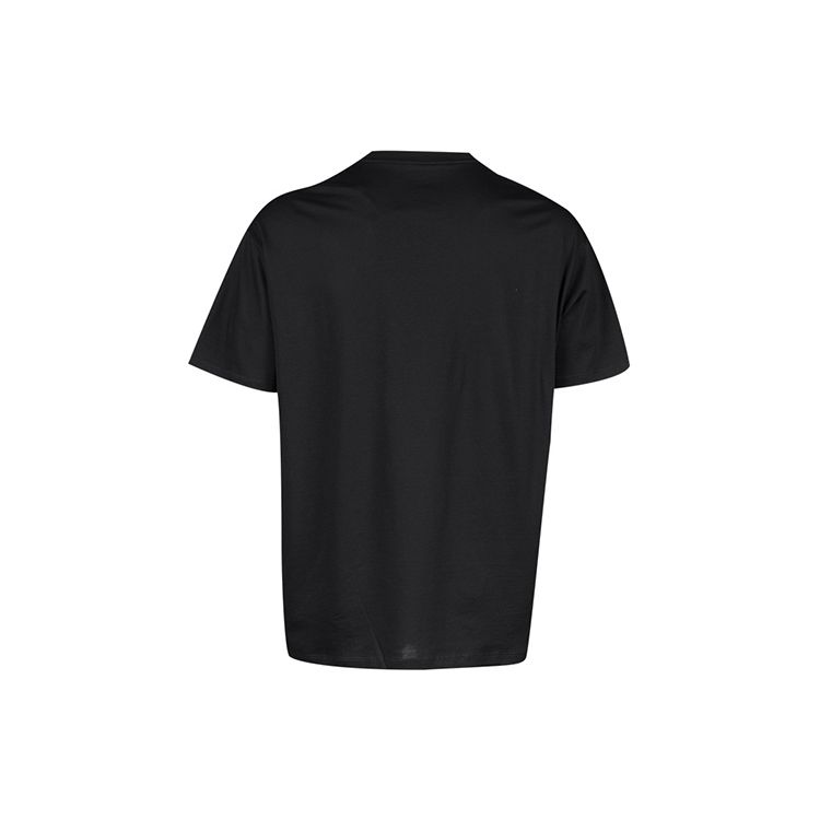 Armani Exchange Logo Geometric Pattern Printed Short Sleeve T-Shirt Men Tops Black 3LZTLC-ZJ9AZ-1200