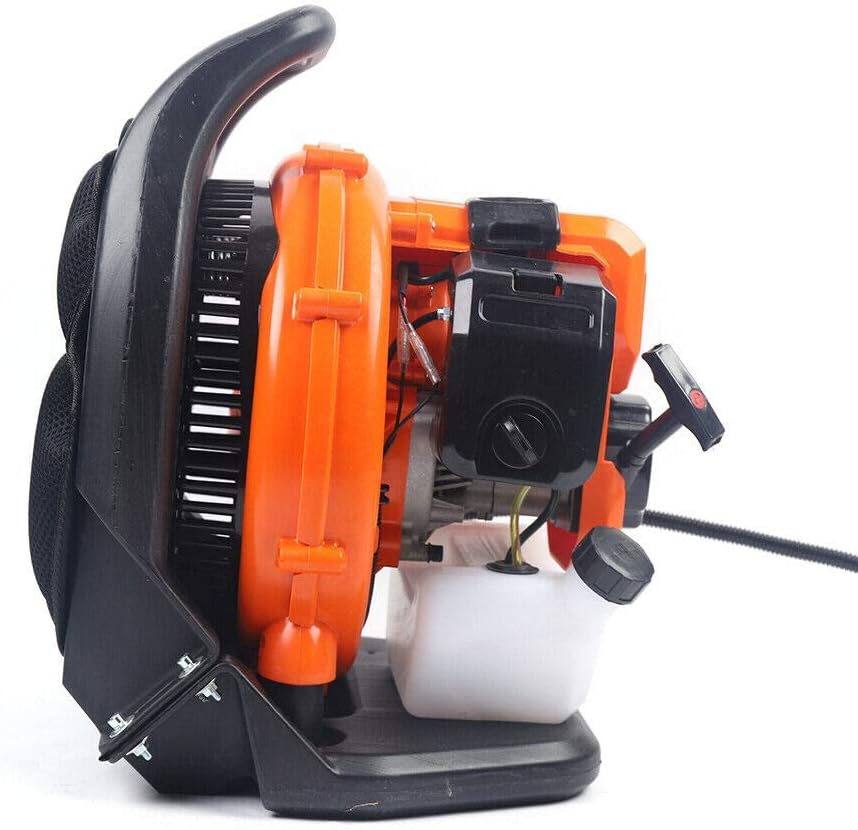 2-Strokes Gas Leaf Blower Backpack Gas-Powered Backpack Blower 42.7CC Engine Backpack Blower Commercial Blower for Lawn/Snow