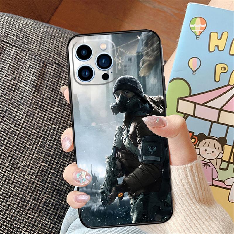 

Чехол The Division 2 для iPhone 15 13 12 11 14 16 Pro Max 12 Mini Plus XR X XS Max Футляр Защитная Крышка iPhone 16 Pro