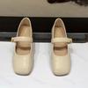 Women's Mary Jane Shoes 2026 Spring Autumn New Fashion Buckle Strap Vintage Loafers Lightweight Comfort Soft Sole Leather Shoes