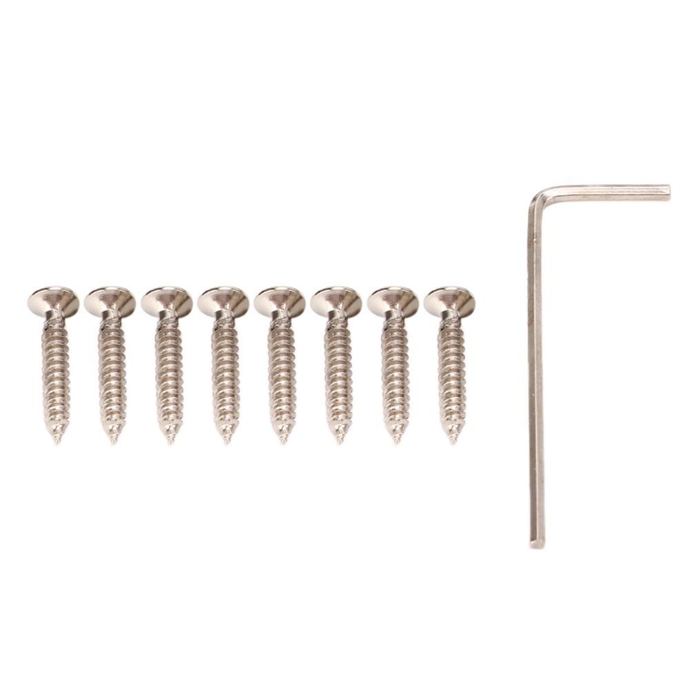 Wear Resistant Electric Bass Bridge Metal Individual Bass Bridge 4 String Electric Bass серебряный