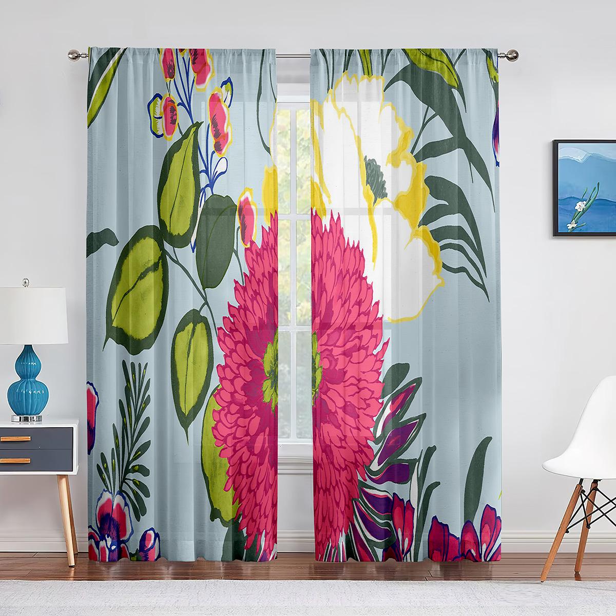 Романтическая роза с цветочным принтом — фото 8