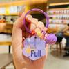 Acrylic Peace & Safety Keychain for Students - Small Ornament Pendant Gift