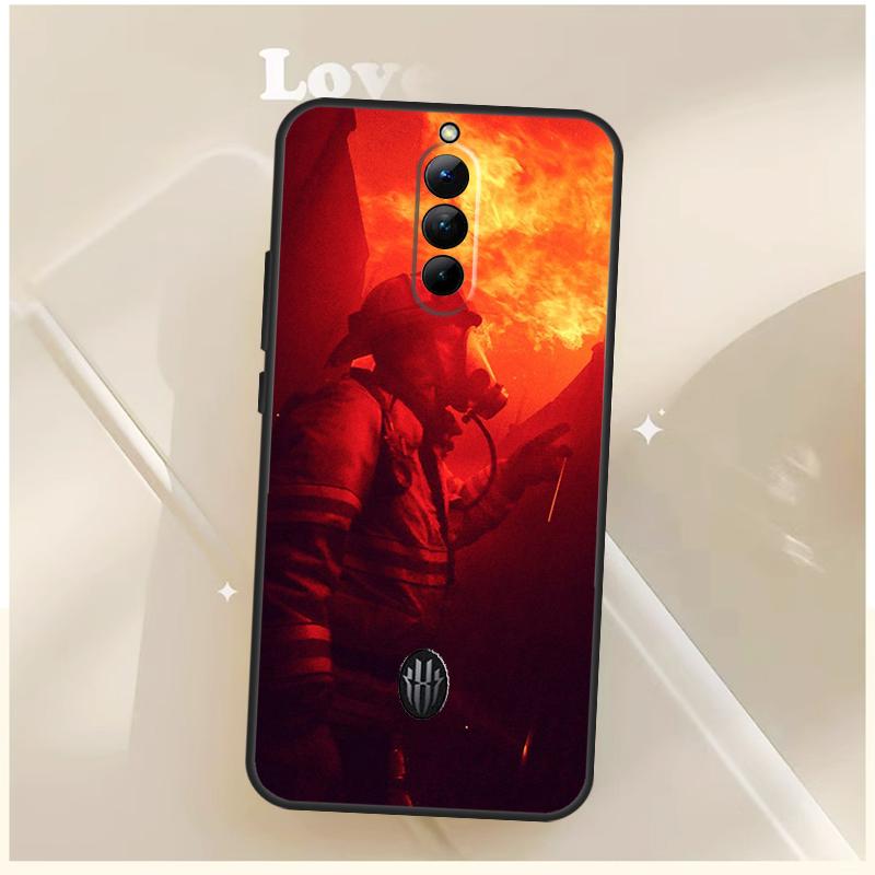 

Firefighter Heroes Case For ZTE Nubia Red Magic 10S 6S 7S 8S 9S 6 7 Pro For RedMagic 8 9 10 11 Pro Plus Cover Red Magic 8S Pro