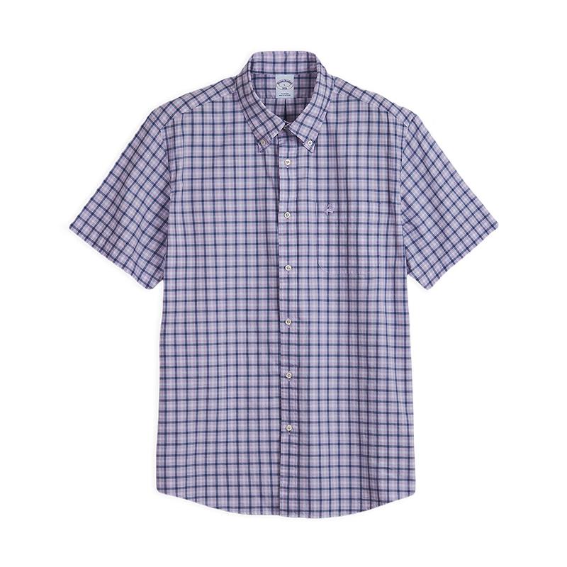 

Brooks Brothers Men s Cotton Plaid Pocket Casual Shirt M