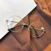 Travel Hyperopia Eyewear Round Frame Reading Glasses Computer Eyeglasses Presbyopia Eyeglasses