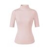 Women's Tencel High-Neck Mid-Sleeve Stretchy Lyocell T-Shirt