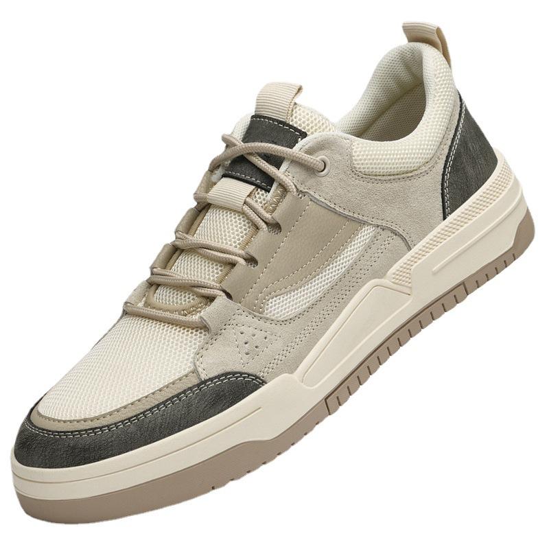 Men's shoes breathable thin soft-soled running sneakers mesh shoes men's trendy mesh shoes casual board shoes men's