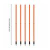5 Pieces PVC Training Marker Pole Sturdy for Obstacle Courses, Sports Teams