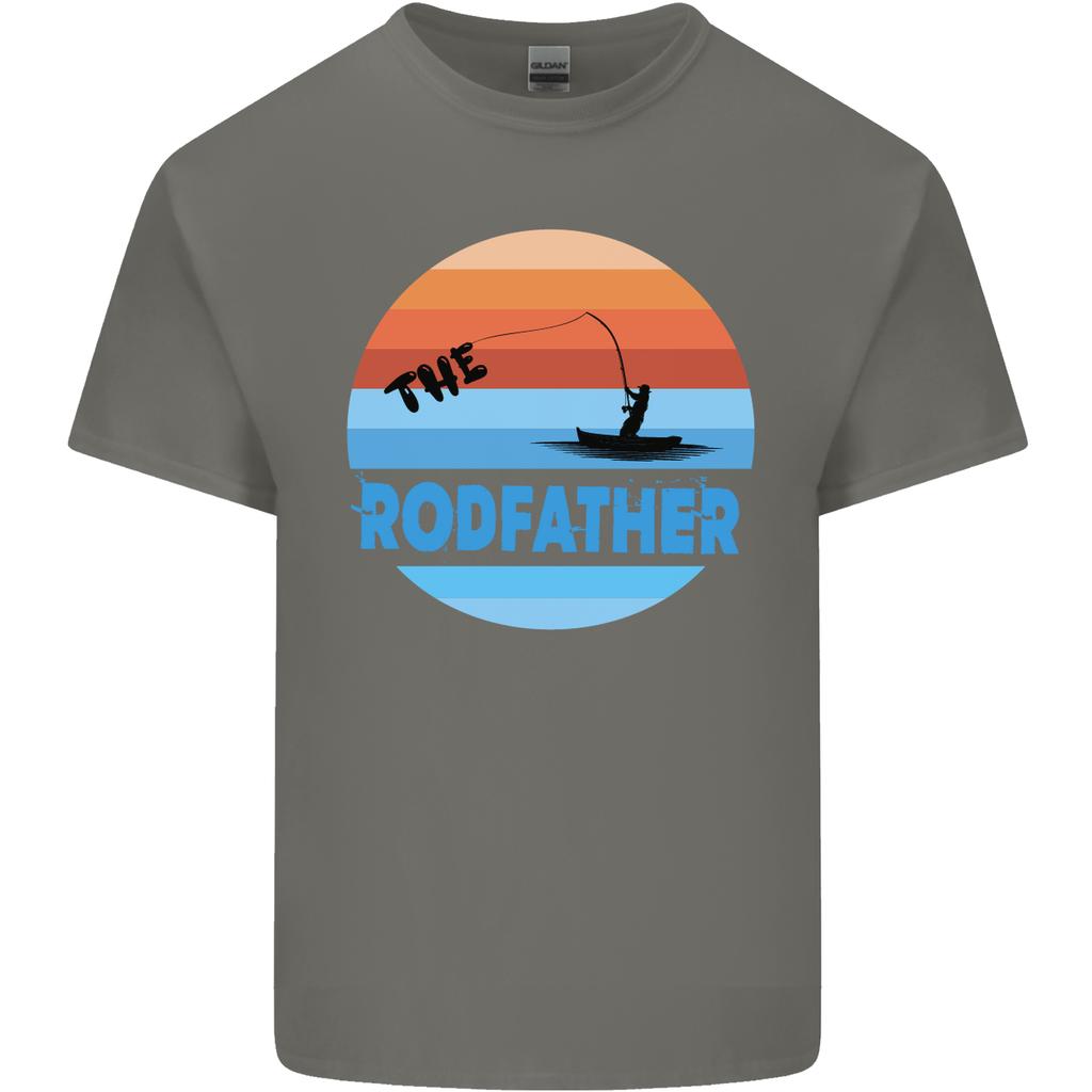 The Rodfather Funny Fishing Rod Father Unisexs Light Cotton TShirt