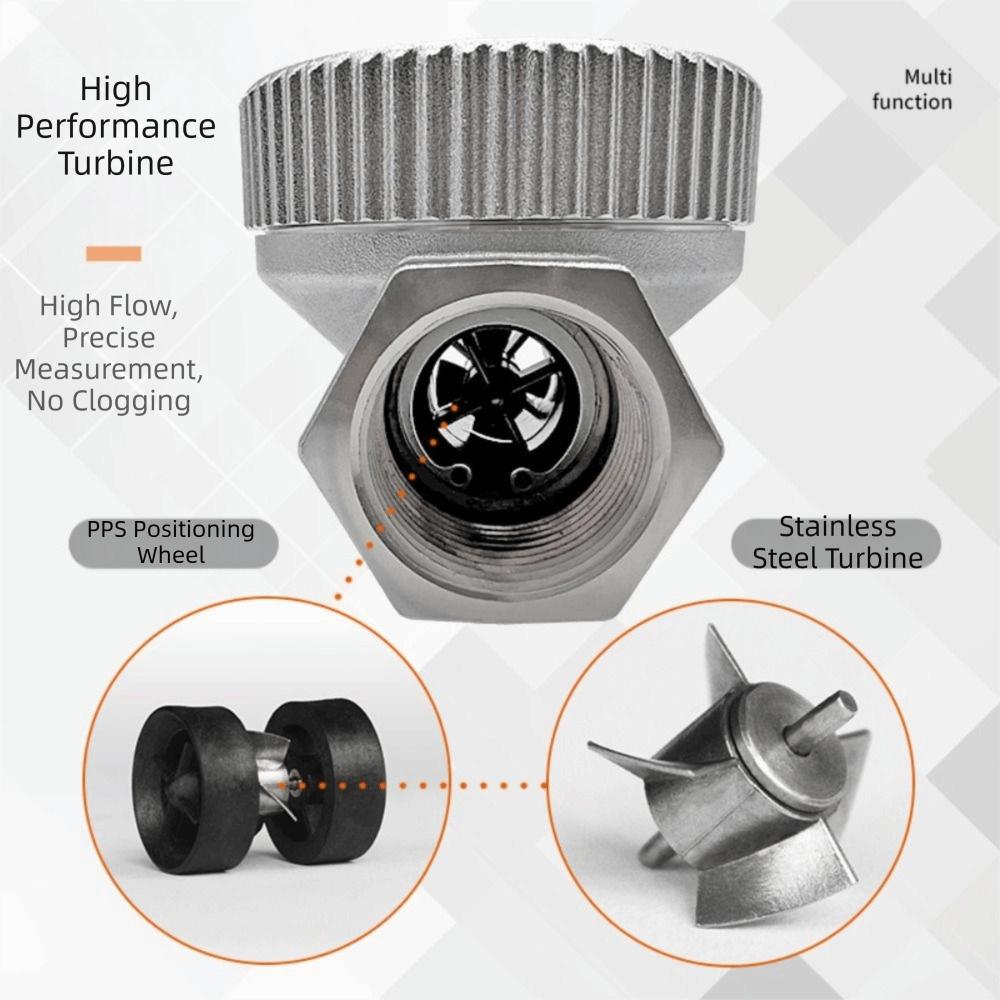 Digital Flow Meter High Accuracy Fuel Flow Meter Turbine Flowmeter  Industrial Injection Pipeline