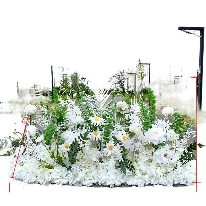 Large Artificial Wedding Flower Wall for Aisles and Hotels