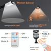 LED Solar Street Light Outdoor Waterproof Motion Sensor Remote Control Lights 3 Mode Courtyard Porch Decorative Wall Lamp
