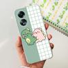 For Cover Oppo A58 4G CPH2577 Case Love Heart Butterfly Cover Shell For Oppo A78 5G 4G CPH2565 Soft Clear TPU Bumper Etui
