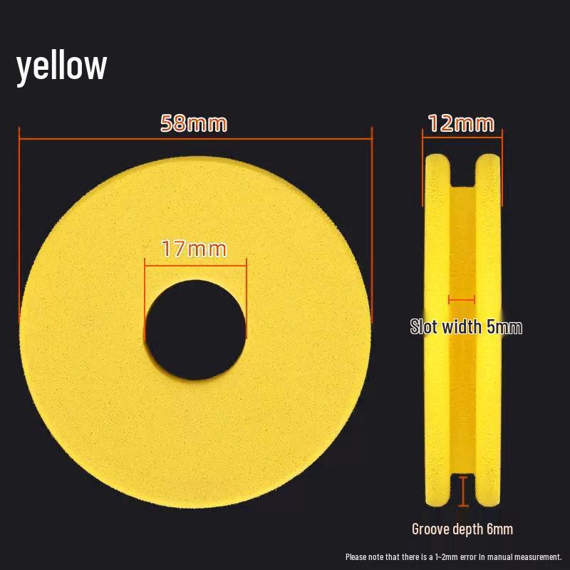 Pan Laoban EVA Foam Fishing Spool 6cm with Hole - Durable Gear Accessory