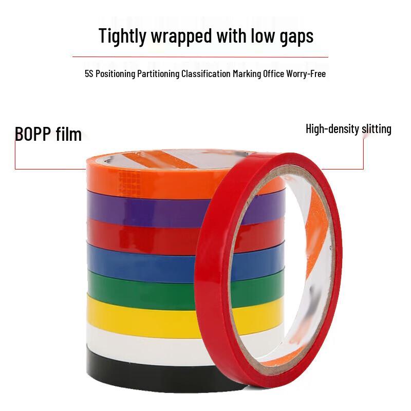 Lijiu Hong 7-Roll Multi-color Positioning Tape Set