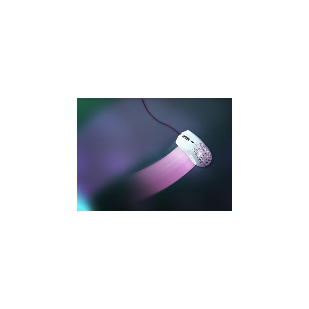 Glorious Model O Gaming Mouse White RGB 6 Programmable Buttons USB Wired Lightweight 67g