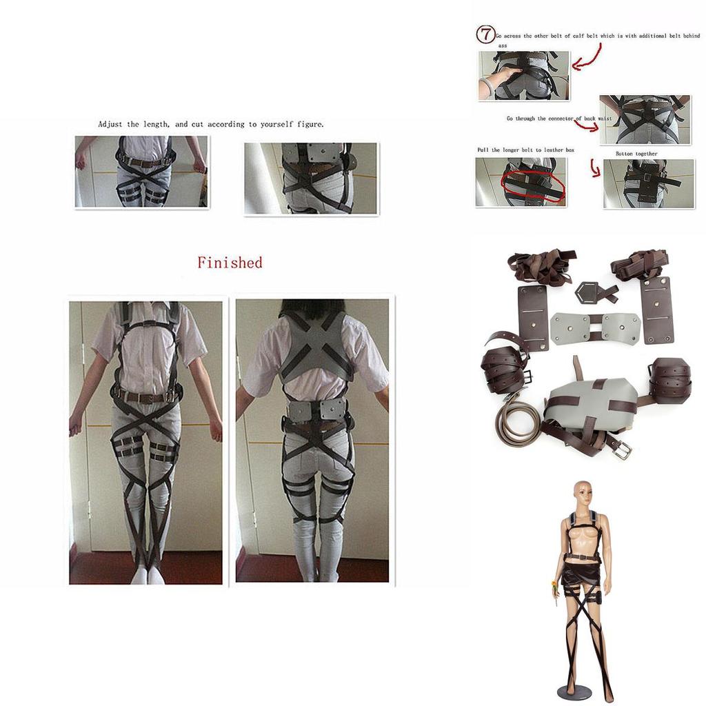Verstellbare Träger Geschirr Für Attack On Titan Cosplay Mit Hochwertigen Materialien