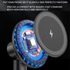 15w New High Quality Magnetic Sublimation Wireless Charger for iPhone 17 16 15 14 13 Fast Charging Stand Dock Phone Holder