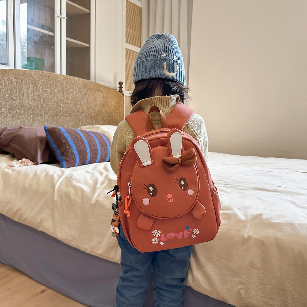 Schoolbag Children's Cute School Rabbit Small Backpack Kindergarten School Bag Girls Boys and Girls Baby Small Class Middle Class Backpack
